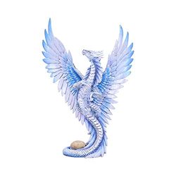 Nemesis Now Anne Stokes Age dorosły srebrny smok figurka biała, jeden rozmiar