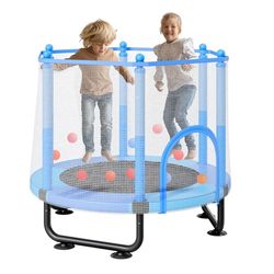 VEVOR Trampoline voor kinderen, blauw (trampoline 60 inch)