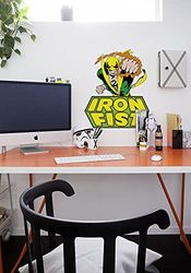 Komar Marvel Muurtattoo Iron Fist Comic - 50 x 70 cm (breedte x hoogte) - 1 deel - Decostickers, wandstickers, wandstickers, wanddecoratie, kinderkamer - 14084h