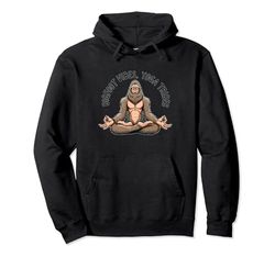 Sasquatch Yoga Meditación Bigfoot Vibes Yoga Tribus Sudadera con Capucha