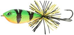 Rapala - Visaas BX Skitter Frog Construction Balsa/Plastic - Drijvend zoetwater kunstaas - Zwemdiepte Oppervlak - Maat 5,5cm/13g - Gemaakt in Estland - Fire Snake