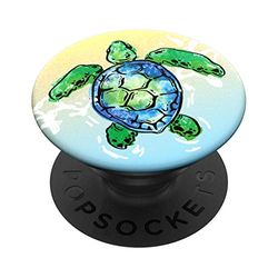 Popsockets Popgrip - Uittrekbare Greep En Standaard Voor Smartphones En Tablets Met Een Verwisselbare Poptop - Tortuga