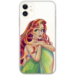 Ert Group Funda para teléfono móvil Apple iPhone 11 Original y con Licencia Oficial de Disney con diseño Ariel 004 Adaptada a la Forma del teléfono móvil, parcialmente Transparente