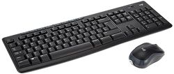 Logitech MK270 Draadloos Toetsenbord en Muiscombinatie voor Windows, UK Engels QWERTY indeling - Zwart