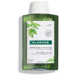 Klorane - Oil Control Shampoo with ORGANIC Nettle - Oily Hair, 1 x 200ml bottle