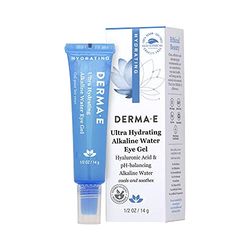 Derma-E Ultra Hydrating Alkaline Water Eye Gel For Unisex 0.5 oz Gel