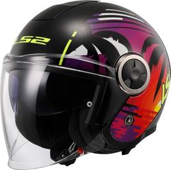 LS2, Casque Moto Jet Classy Palm Black, M