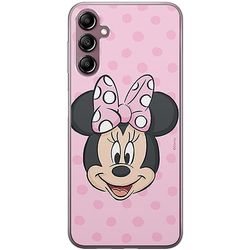 ERT GROUP mobiltelefonfodral för Samsung A14 4G/5G originalt och officiellt licensierat Disney mönster Minnie 057 optimalt anpassad till formen på mobiltelefonen, fodral tillverkad av TPU-plast