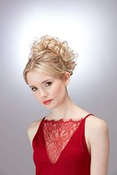 HOTHAIR Curled Clip In Pony, Pearl Platinum
