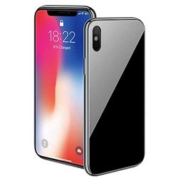 Rondom beschermhoes voor iPhone XS Max (360 graden), met displaybeschermfolie, zwart