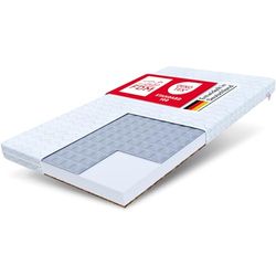 FDM Baby Comfort materac piankowy 60 x 120 cm, kokosowy materac z motywem gryki, 9 cm, wysokość materaca dla dzieci, stopień twardości H2/H3 (średnio miękki/średnio twardy), poszewka dwustronna, zdejmowana, nadaje się do prania