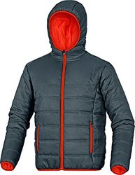 Deltaplus DOONGRTM Polyamide Quilted Jacket, Grey/Orange, Size M