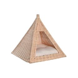 CAMA MASCOTA RATAN 45X45X45 NATURAL