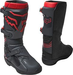 Fox Racing Herr Comp Motocross Boot, Svart, rött - 48 EU