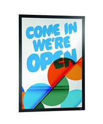 Durable infolijst Duraframe poster 50 x 70, zelfklevend posterframe, UV-bestendig, 1 stuk, zwart, 505401