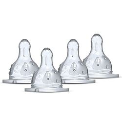 Dodie Lot De 4 Tétines Rondes Anti-coliques Initiation Débit 3 - Rapide