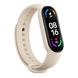 Armband voor Xiaomi Mi Smart Band 4 / Mi Band 3, kleurrijke reservearmband van siliconen voor Xiaomi Mi Band 4 / Mi Band 3, beige