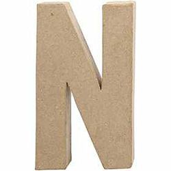 Creativ Papier-maché-getal, 20 cm, 1 stuk, beige, 1