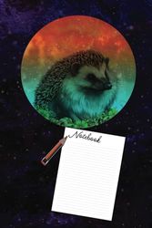 Hedgehog Notebook: ,College Journal Notebook,Size 6x9 in,100 Pages, hedgehog Gift Notebook Journal, Cute hedgehogs Notebook For Birthday Gift.