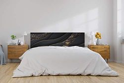 Oedim 100 x 60 cm, pvc-bed, patroon, zwart en goud, verkrijgbaar in verschillende maten, licht, elegant, robuust en zuinig, kleuren