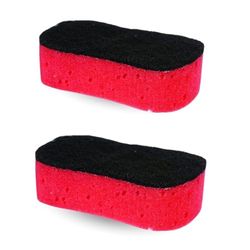 PARENCE éponges, Rouge Et Noir, M