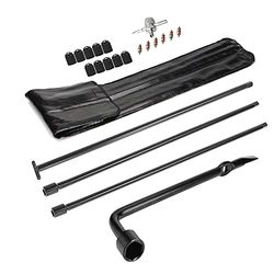 Dr.Roc Compatibel met reservebanden gereedschapsset met reserveband jack handvat en wielwielmoersleutel 2005-2019 Nissan Frontier Titan Pathfinder 2005-2015 Amanda Xterra en Infiniti 2013-2020