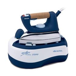 Ariete 6257 Stiromatic 2200 - Strijkijzer met roestvrijstalen ketel - Aluminium plaat - Kurkgreep - Continue stoom tot 80 gr/min
