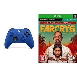 Xbox Wireless Controller - Shock Blue + Far Cry 6 Limited Edition