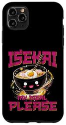 Meme Anime Ramen Isekai My Meal Please Custodia per iPhone 11 Pro Max