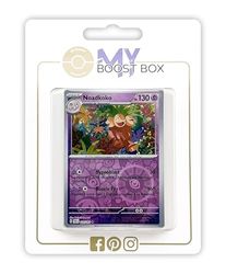 Noadkoko 24/091 Holo ou Reverse (aléatoire) - Myboost X Écarlate et Violet 4.5 - Destinées de Paldea Coffret de 10 Cartes Pokémon Françaises