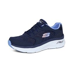 Skechers Arch Fit D'lux dam Sneaker,Marinblått Xsp, 41 EU