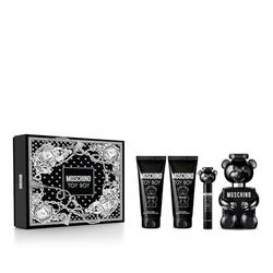 Moschino Toy Boy EAU de Parfum 100 ml Set Regalo 2024 (Contiene EDP, Gel Doccia, balsamo dopobarba e Spray da Viaggio da 10 ml)