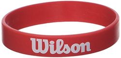 Wilson Logoarmband, för kvinnor och män, Wilson BrAcelet, en storlek, röd, V1204