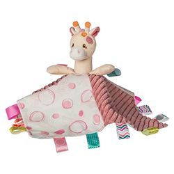 Mary Meyer,41612M, Taggies Baby Stuffed Animal Lovey Security Blanket with Sensory Tags, 13-Inches, Tilly Giraffe