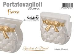 GIARDINI DI MARZO ITALIA L.FIOCCO ORO PORTATOVAGLIOLI 22033FO