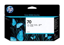 HP 70 C9451A Gris Claro, Cartucho de Tinta Original HP DesignJet, de 130 ml, para Impresoras HP DesignJet Z2100, Z3100, Z3200 Photo Printer series, HP DesignJet Z5200 PostScript Printer