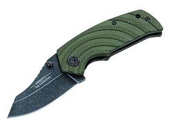 Herbertz - Top Collection eenhandsmes, staal 440, nylon etui mes, grijs, M