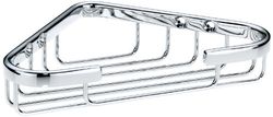 Kela 21915 panier d'angle mural pour salle de bain, laiton brillant chromé, longueur 17 cm, 'Brass'