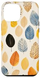 iPhone 12 Pro Max Pattern art leaves plant Case