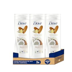 Dove 3 embalagens de loção de 400 ml