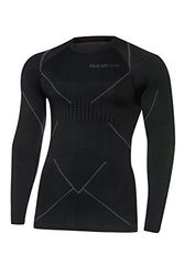 NordTrek Logan Logotipo de Manga Larga, Unisex-Adult, Schwarz, Medium