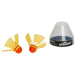 Speedminton Fjäderbollar, Heli, Gul, 2 st
