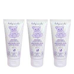Babycoccole KIT 3 ODRA DELIKOWANY KREM ŚRODKOWISKO dla niemowląt i dzieci. Nawilżający czystymi i naturalnymi składnikami pochodzenia roślinnego. Testowane dermatologicznie dla delikatnej wrażliwej