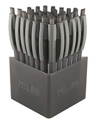Milan Dry Gel - Caja de 25 bolígrafos de punta redonda