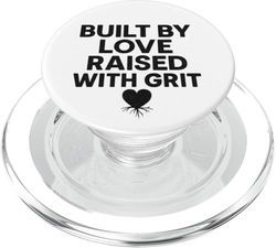 Construido por amor, criado con grano. Vintage, familia, vida. PopSockets PopGrip para MagSafe