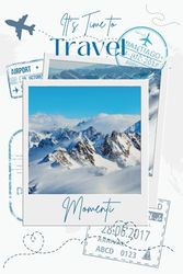 Taccuino "It's time to travel" - 101 pagine per annotare le tue impressioni, momenti..., formato da viaggio ideale, tutto ben illustrato per non dimenticare nulla...