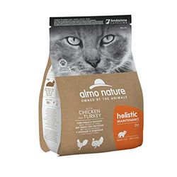 almo nature Holistic Maintenance, Crocchette per Gatti Adulti con Pollo e Tacchino - Sacco da 2 kg