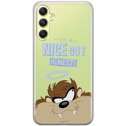 ERT GROUP mobiltelefonfodral för Samsung A34 5G originalt och officiellt licensierat Looney Tunes mönster Tasmanian 003 optimalt anpassad till formen på mobiltelefonen, gedeeltelijk transparant