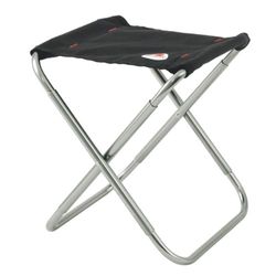 ROBENS Folding Chair, Mesh Fabric Aluminium 6061 / Polyester, Silver Grey, 22 x 24 x 27 cm