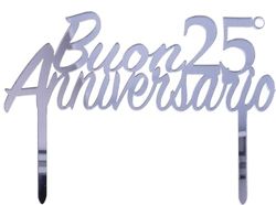 Cake Topper 25º aniversario plex